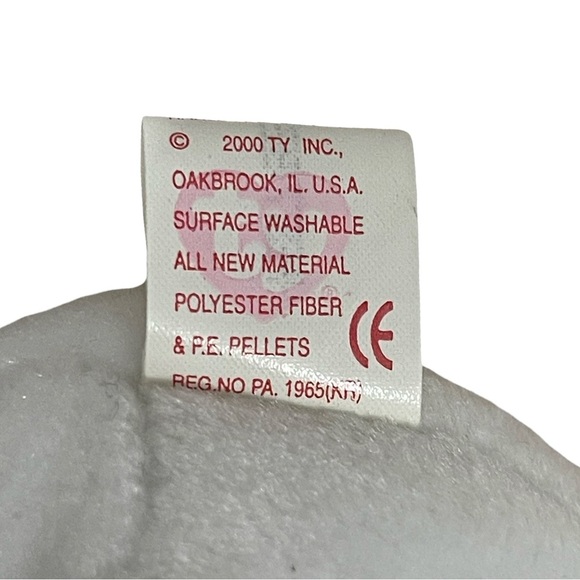 SNOWGIRL 2000 Ty Beanie Babies RETIRED Snowman Plush Toy - White and Green - Picture 5 of 5